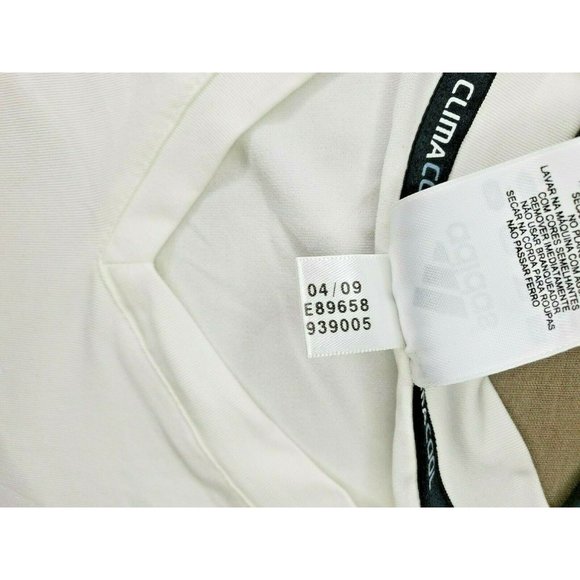 Adidas Clima Cool MSTCA Short Sleeve White Black Large Activewear T Shirt - Picture 12 of 12